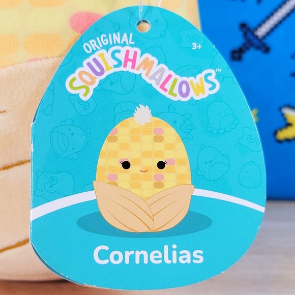Squishmallow Cornelias the Corn 7" UltraSoft Stuffed Food Toy Plush NWT - Picture 10 of 12